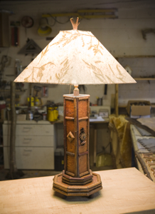 rustic lamp, rustic lighting, rustic furniture